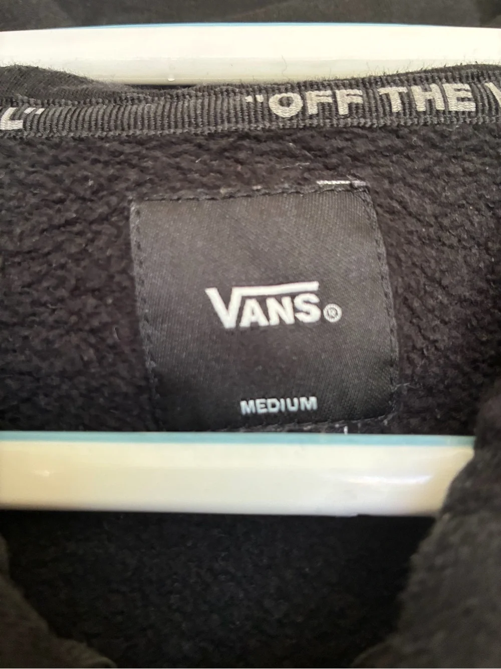 Rare Vans Family Graphic Full Zip Hoodie Sweatshirt Medium Black - Picture 2 of 4
